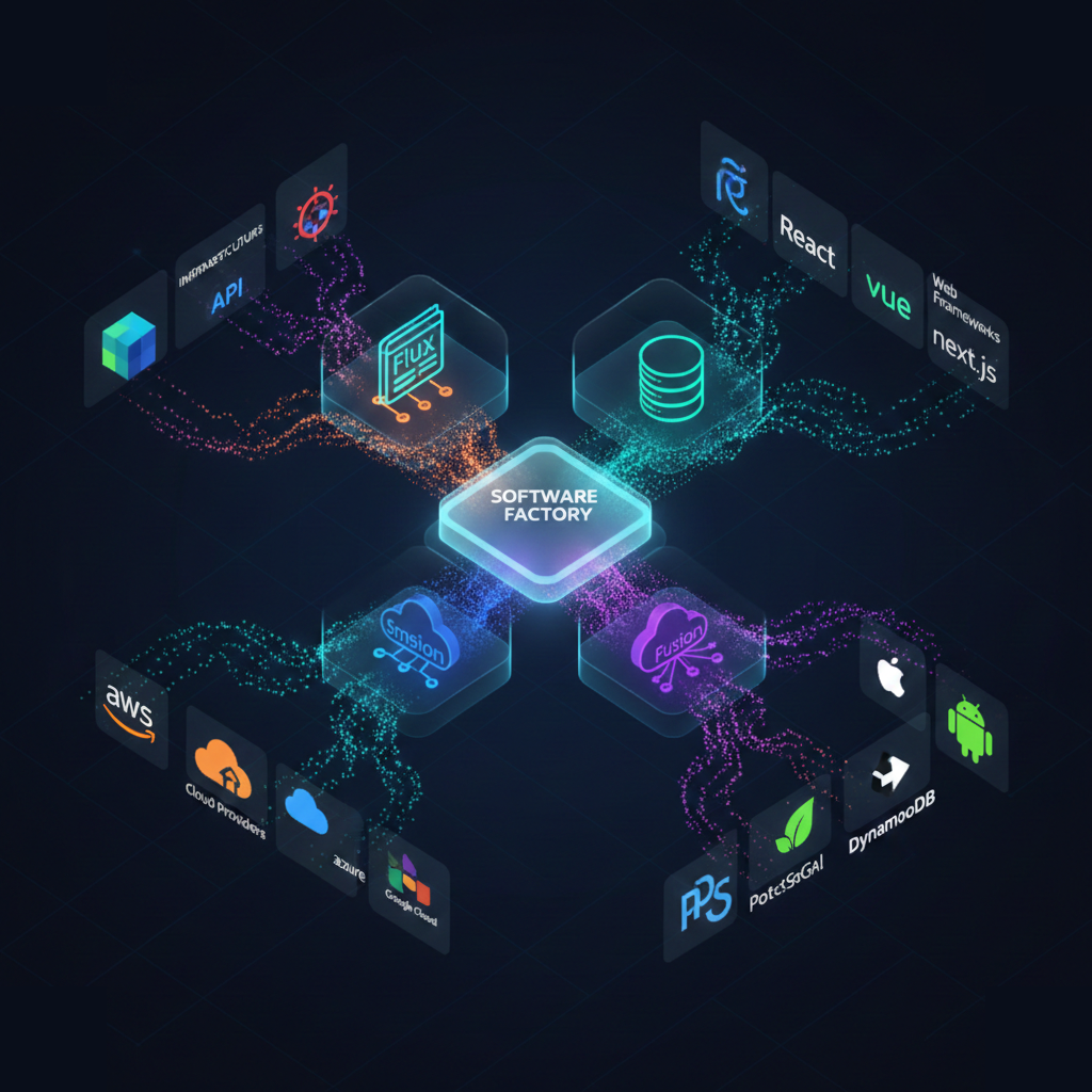 Software Factory - Smithy, Capacitor, and Flux working together